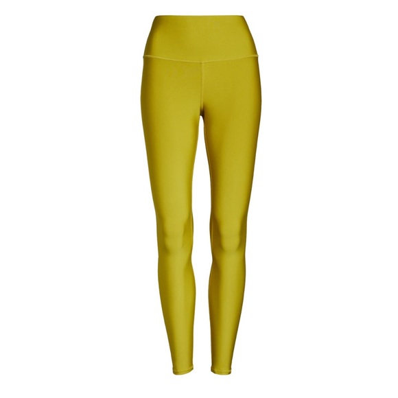 Alo Airlift High Waist Leggings Chartreuse NWT - Picture 5 of 13